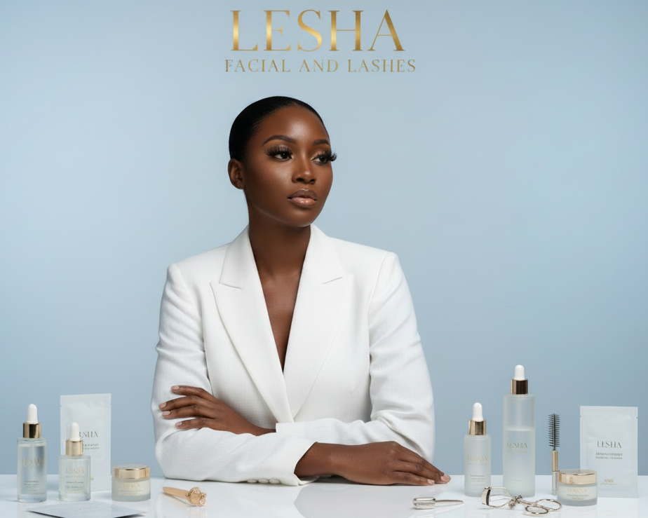 Lesha Facial and Lashes Hero - Full Model