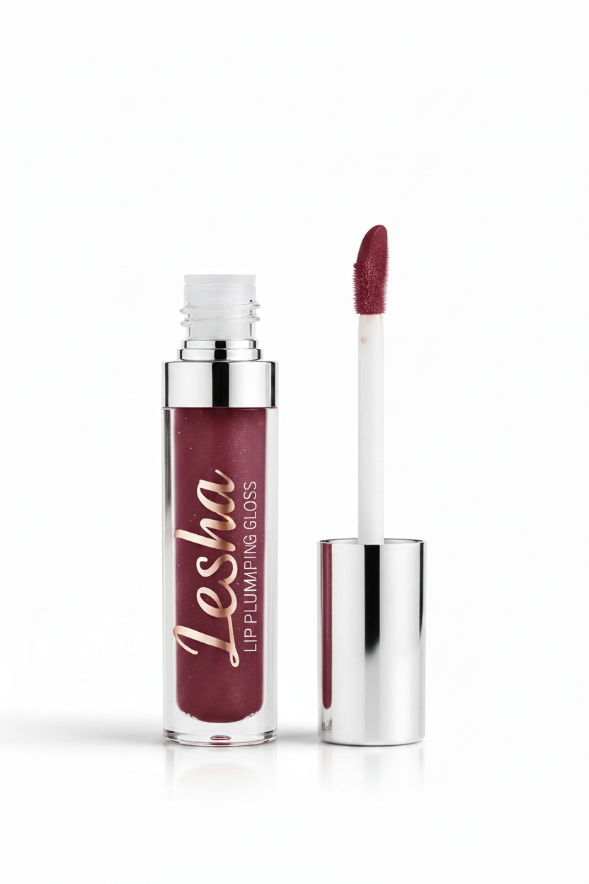 Lesha Lip Plumping Gloss - Berry